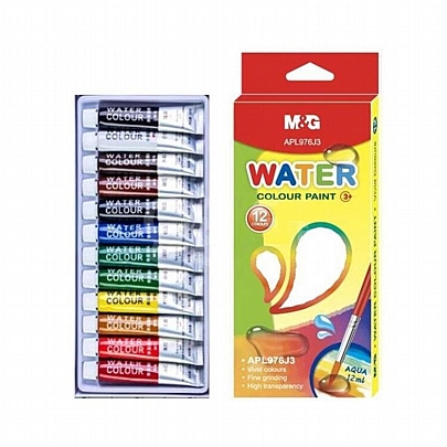 Τέμπερες 12 χρωμάτων (12ml) - M&G