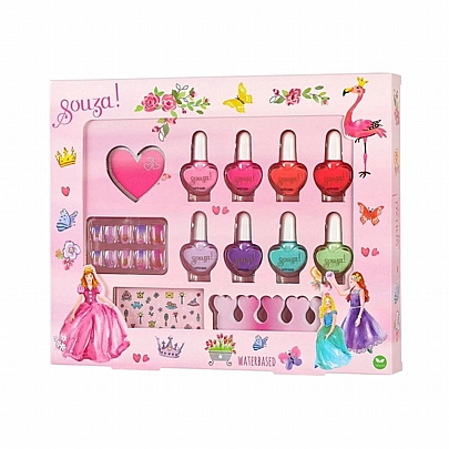 Σετ Βερνικιών & Αξεσουάρ για Νύχια - Princess - Souza