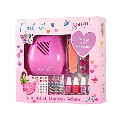 Σετ Βερνικιών, Στεγνωτήριο & Αξεσουάρ για Νύχια - Fairy - Souza
