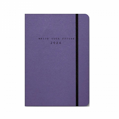 Εβδομαδιαίο Ημερολόγιο με λάστιχο Eco Elastic 2026 - Violet (13x21) - AdBook