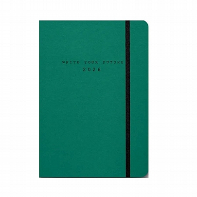 Εβδομαδιαίο Ημερολόγιο με λάστιχο Eco Elastic 2026 - Mint (13x21) - AdBook