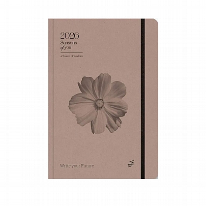 Ημερήσιο Ημερολόγιο με λάστιχο Seasons Of You 2026 - Almond (14x21) - AdBook Ημερήσιο Ημερολόγιο με λάστιχο Seasons Of You 2026 - Almond (14x21) - AdBook
