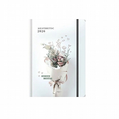 Ημερήσιο Ημερολόγιο 2026 Aesthetic - Bouquet (12x17) - AdBook