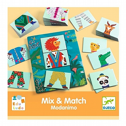 Mix & Match Modamino: Συνθέτω Aστεία Zωάκια - Djeco