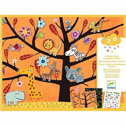 Δημιουργώ Εικόνες με Αυτοκόλλητα - Σαβάνα - Djeco