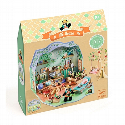 Do it Yourself: Κατασκευάζω & Χρωματίζω 3D Κουκλόσπιτο-Βαλιτσάκι - Olive - Djeco Do it Yourself: Κατασκευάζω & Χρωματίζω 3D Κουκλόσπιτο-Βαλιτσάκι - Olive - Djeco