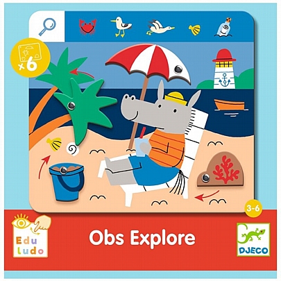 Εκπαιδευτικό παιχνίδι παρατήρησης - Ταξίδια Εξερεύνησης - Djeco
