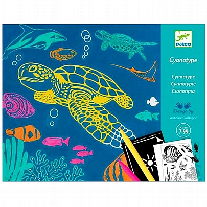 Δημιουργώ Εικόνες σε Χαρτί Κυανοτυπίας - Βυθός - Djeco Δημιουργώ Εικόνες σε Χαρτί Κυανοτυπίας - Βυθός - Djeco