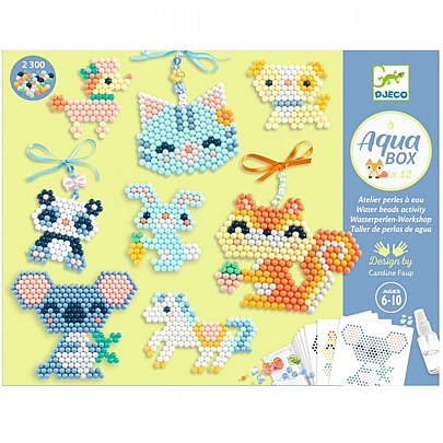 Kατασκευάζω Κρεμαστά με Χάντρες & Νερό - Ζωάκια - Djeco