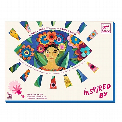 Inspired By Frida Kahlo: Δημιουργώ 3D Εικόνες - Djeco