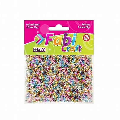 Χάντρες - Πολύχρωμες (3.5mm/20gr) - Fabi