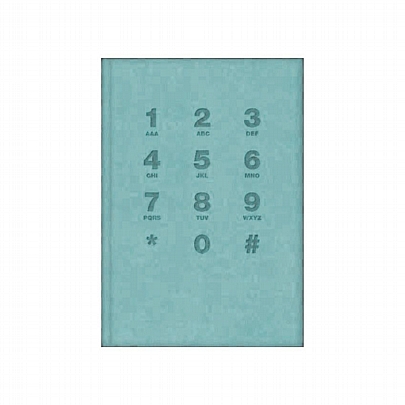 Τηλεφωνικό Ευρετήριο με Ανάγλυφο Εξώφυλλο - Light Blue (11x17) - The Writing Fields