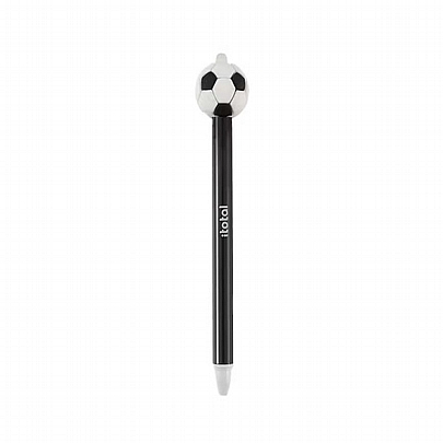 Στυλό που σβήνει με Κουμπί 3D Football - Μπλε (0.7mm) - iTotal