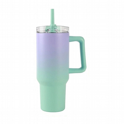 Κούπα Θερμός - Green & Purple (1200ml) - I-Drink