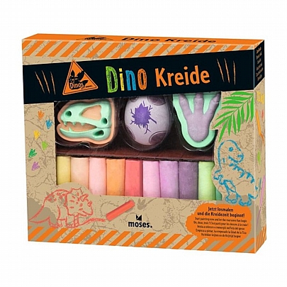 Κιμωλίες Δεινοσαύρων με 3D Σχέδια (27τμχ.) - Moses
