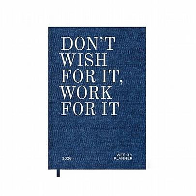 Εβδομαδιαίο Ημερολόγιο 2026 - Don't Wish For It, Work For It (13x19.5) - Kokonote Εβδομαδιαίο Ημερολόγιο 2026 - Don't Wish For It, Work For It (13x19.5) - Kokonote