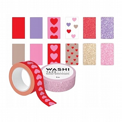 Διακοσμητική ταινία - Heart (5m/15mm) - InterDruk