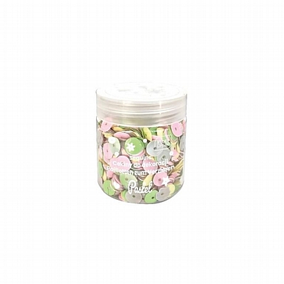 Πούλιες για Χειροτεχνίες - Ροζ, Πράσινες & Καφέ (30gr) - InterDruk