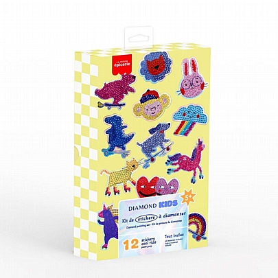 Δημιουργώ Αυτοκόλλητα με Στρας - Cute Animals - La Petite