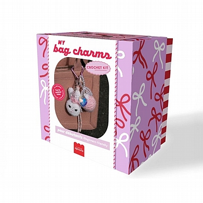 Κατασκευάζω Charms με Πλέξιμο - Glam Pink - La Petite