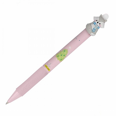 Στυλό που σβήνει με κουμπί Snow Fox - Μπλε (0.7mm) - Online