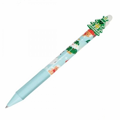 Στυλό που σβήνει με κουμπί Christmas Tree - Μπλε (0.7mm) - Online