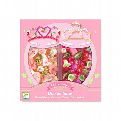 Oh! Les Perles: Κατασκευάζω 2 Τιάρες με διάφορες χάντρες - Djeco