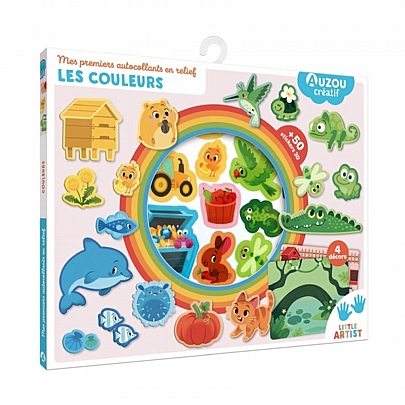 Τα Πρώτα Μου Ανάγλυφα Αυτοκόλλητα - Τα Χρώματα - Auzou