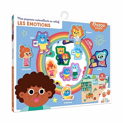 Τα Πρώτα Μου Ανάγλυφα Αυτοκόλλητα - Τα Συναισθήματα - Auzou