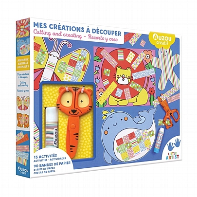 Μαθαίνω να Χρησιμοποιώ Ψαλίδι & Κόλλα - 15 Διασκεδαστικές Δραστηριότητες - Auzou