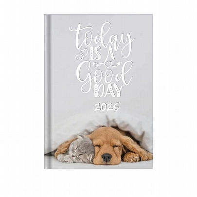 Ημερήσιο Ημερολόγιο Design 2026 - Today is a good day (14x21) - Maniakas