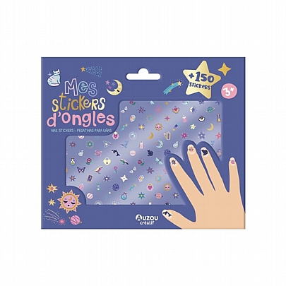 Αυτοκόλλητα για Νύχια - 150 Γυαλιστερά Σχέδια - Auzou