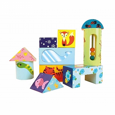 Ξύλινα Κυβάκια με Ήχους - Auzou