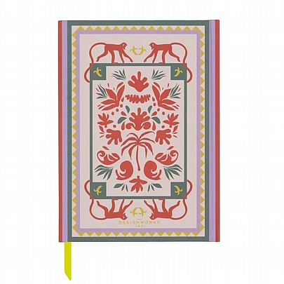 Σημειωματάριο Ριγέ με Σκληρό Εξώφυλλο - A Dopo Monkey (15x20) - Designworks Ink