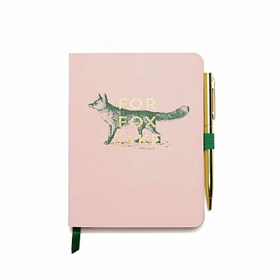 Σημειωματάριο ριγέ με Στυλό - For Fox Sake (11.5x16.5) - Designworks Ink