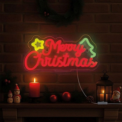 Φωτιστικό Neon Led - Merry Christmas - Legami