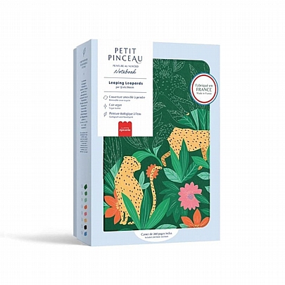 Ζωγραφίζω με Αριθμούς το Δικό μου Σημειωματάριο - Leaping Leopards - La Petite