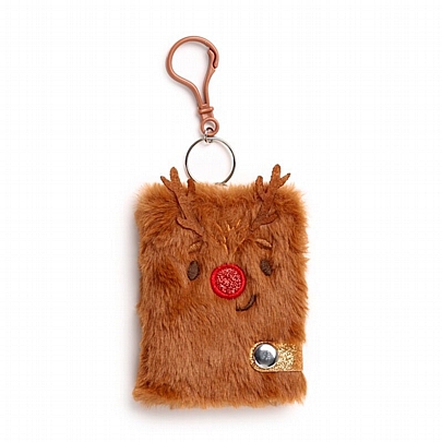 Χριστουγεννιάτικο Μίνι Σημειωματάριο - Τάρανδος - Puckator