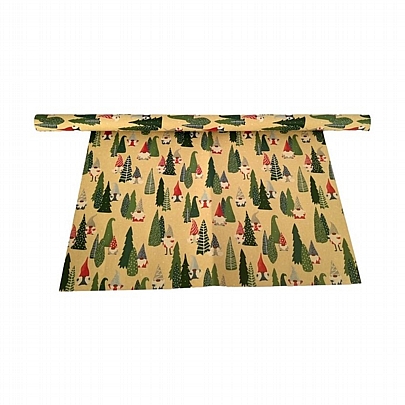 Χαρτί περιτυλίγματος - Christmas Gnome (3m x 70cm) - Puckator