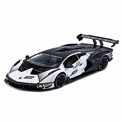Αυτοκινητάκι 1/32: White & Black Lamborghini Essenza SCV12 - Bburago