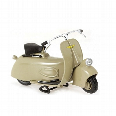 Μηχανή Vespa 1/18: Olive Brown MPS Paperino (1945) - Maisto