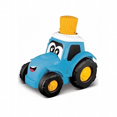 Press & Go: Farm Tractor - Μπλε - Bburago Junior