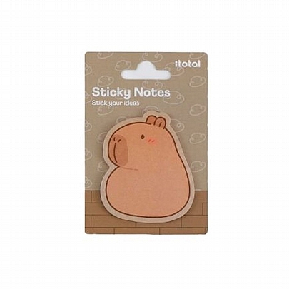 Αυτοκόλλητα Sticky Notes - Capybara Brown (20χαρτάκια/5.4x7.3εκ.) - iTotal Αυτοκόλλητα Sticky Notes - Capybara Brown (20χαρτάκια/5.4x7.3εκ.) - iTotal