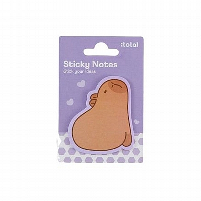 Αυτοκόλλητα Sticky Notes - Capybara Purple (20χαρτάκια/5.4x7.3εκ.) - iTotal Αυτοκόλλητα Sticky Notes - Capybara Purple (20χαρτάκια/5.4x7.3εκ.) - iTotal