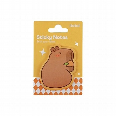 Αυτοκόλλητα Sticky Notes - Capybara Orange (20χαρτάκια/5.4x7.3εκ.) - iTotal Αυτοκόλλητα Sticky Notes - Capybara Orange (20χαρτάκια/5.4x7.3εκ.) - iTotal