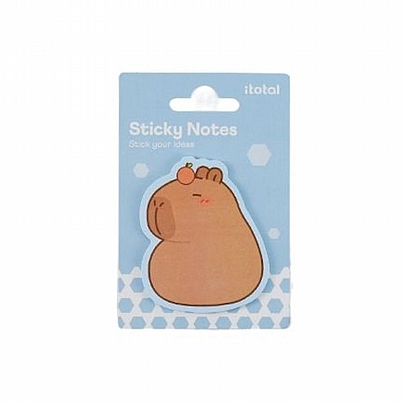 Αυτοκόλλητα Sticky Notes - Capybara Blue (20χαρτάκια/5.4x7.3εκ.) - iTotal Αυτοκόλλητα Sticky Notes - Capybara Blue (20χαρτάκια/5.4x7.3εκ.) - iTotal