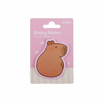 Αυτοκόλλητα Sticky Notes - Capybara Pink (20χαρτάκια/5.4x7.3εκ.) - iTotal Αυτοκόλλητα Sticky Notes - Capybara Pink (20χαρτάκια/5.4x7.3εκ.) - iTotal