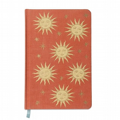 Σημειωματάριο Ριγέ με Σκληρό Εξώφυλλο - Terracotta Sun (13x21) - Designworks Ink