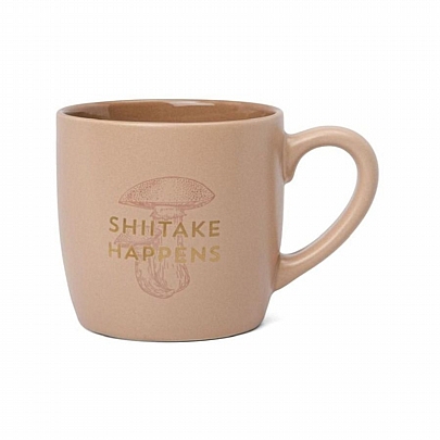 Κούπα Κεραμική - Shiitake Happens (335ml) - Designworks Ink
