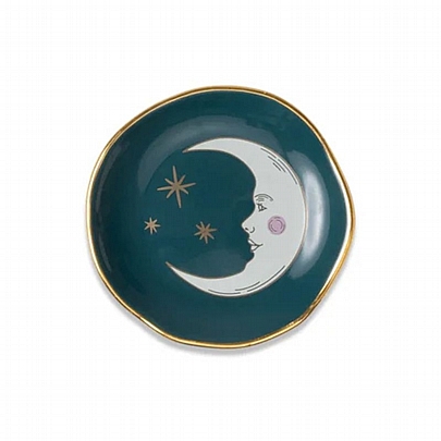 Κεραμικό Πιατάκι - Teal Moon - Designworks Ink